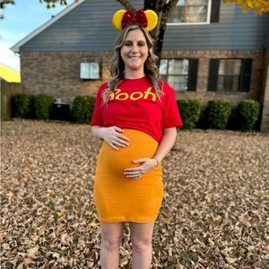 Winnie the Pooh shirt and ears